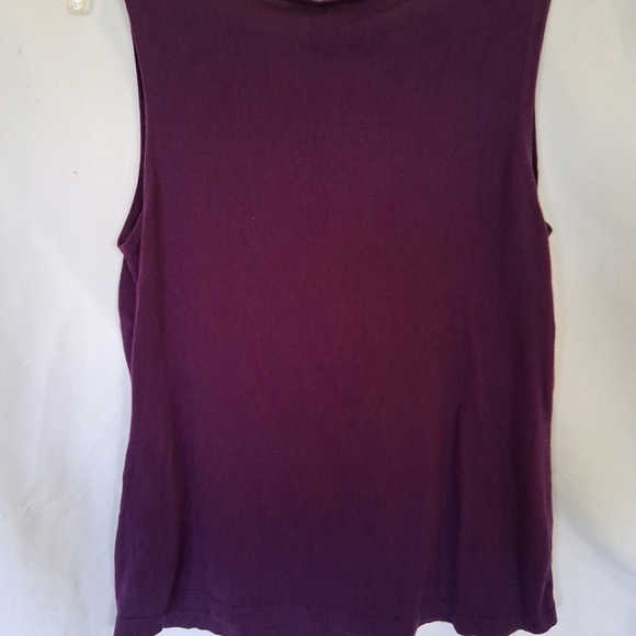Chadwicks Purple Ruffled Tank Top - Picture 6 of 6